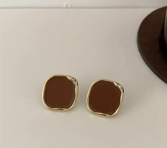 Zinc Alloy Hoops with Copper Finish