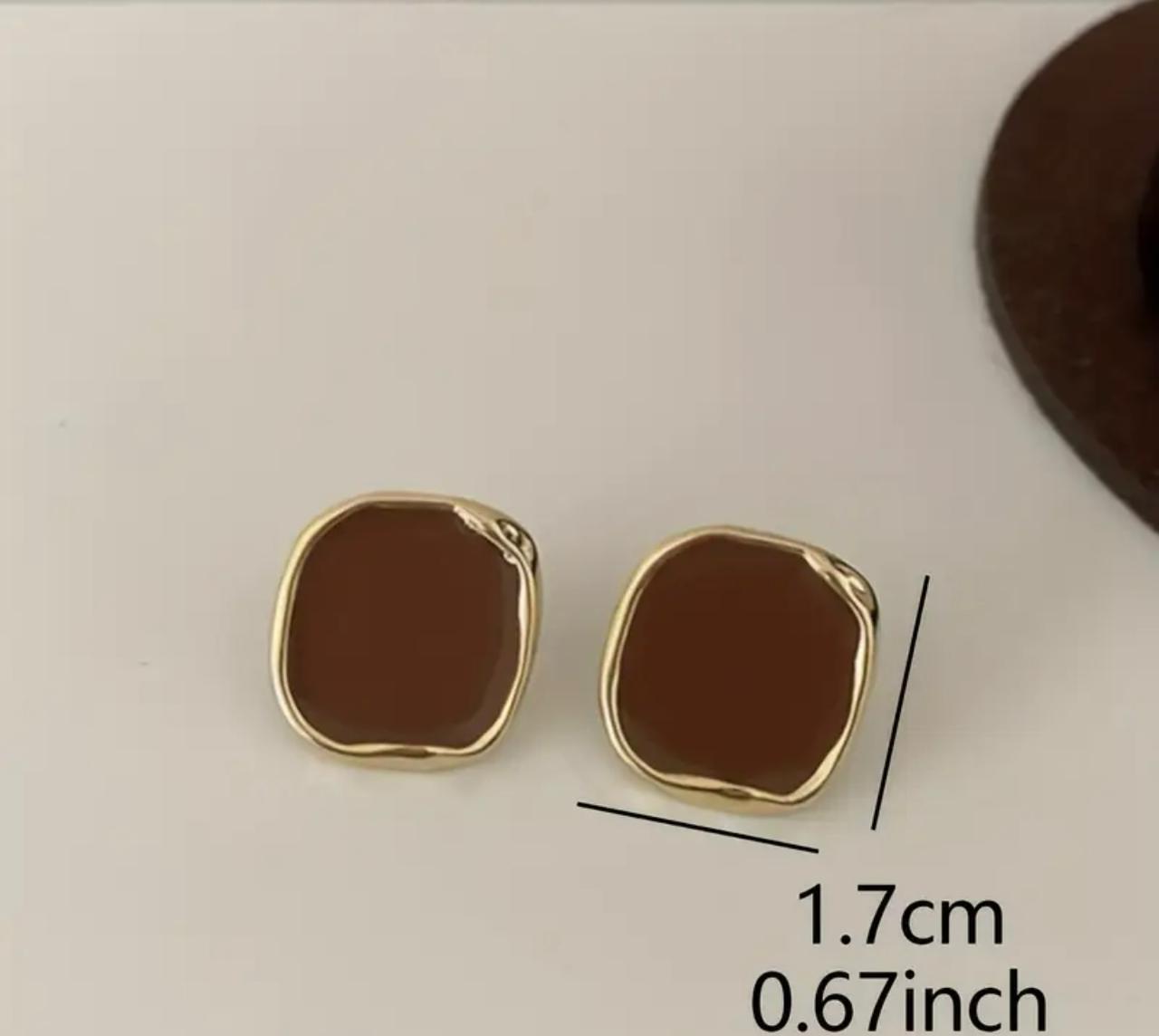 Zinc Alloy Hoops with Copper Finish