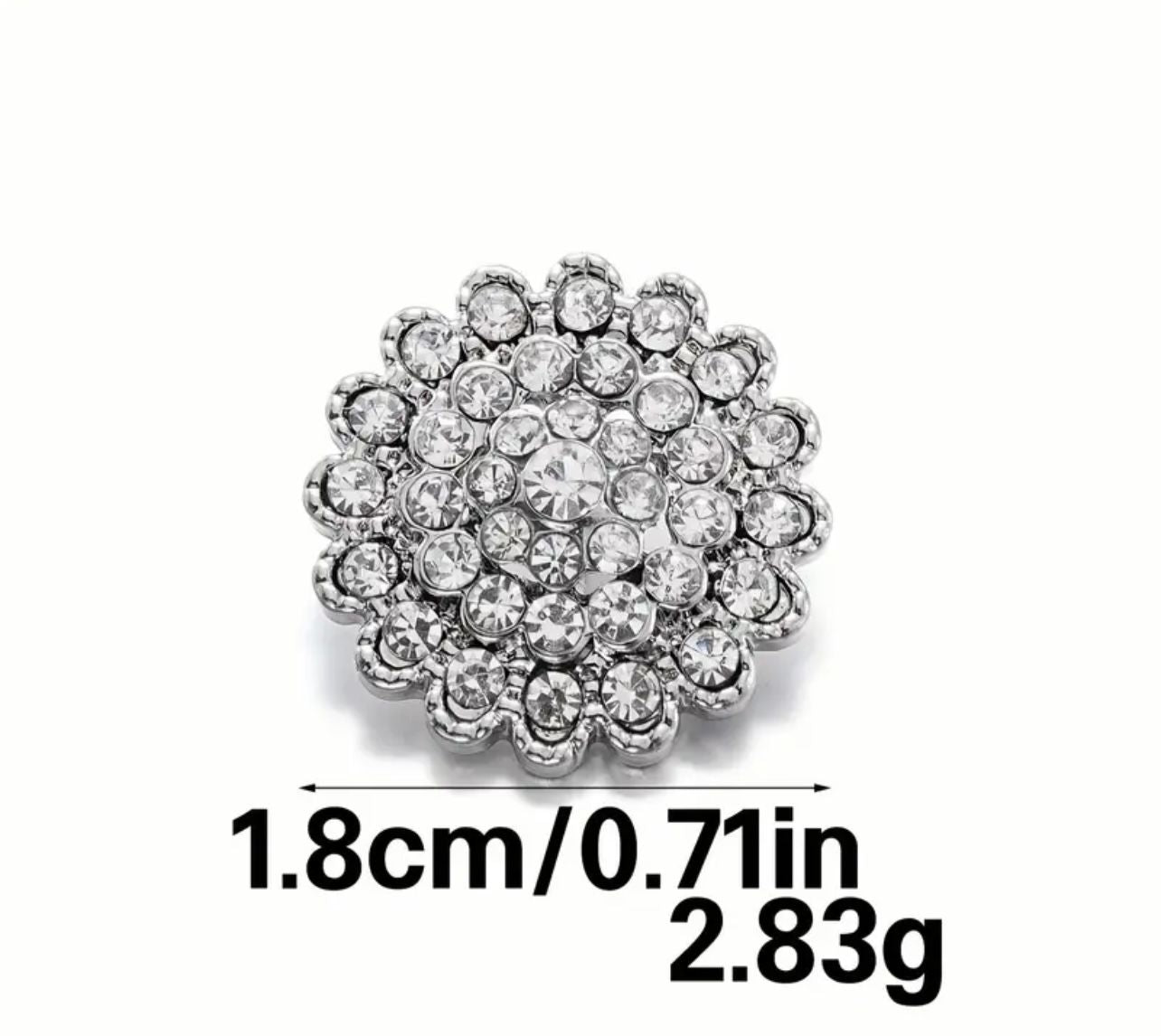Sunflower Rhinestone stud earrings